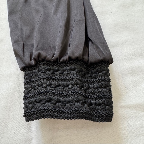 Loyd/Ford XS Black Satin Jogger Pants ~ Pull On Evening Cocktail Capsule Classic - Picture 5 of 9